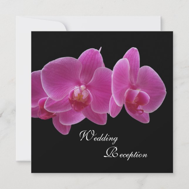 Invitation de réception de mariage uniquement -- O (Devant)