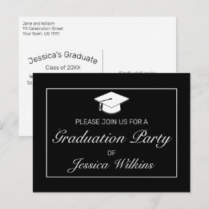 Invitation de remise de diplôme minimaliste modern