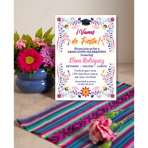 Invitation de remise de diplômes mexicaine Fiesta