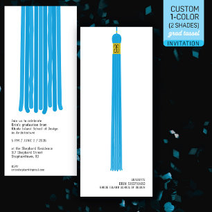 Invitation de remise des diplômes de design modern