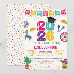 Invitation de remise des diplômes Fiesta 2026
