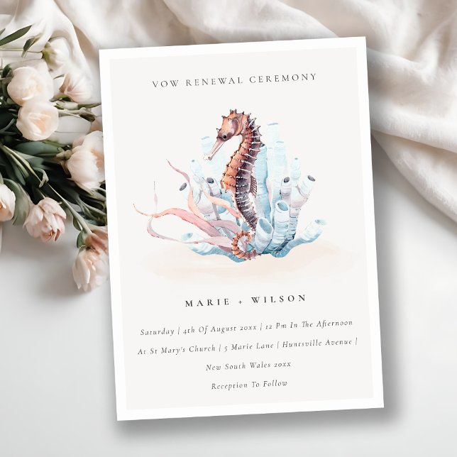 Invitation de renouvellement de l'algue de mer sou (Créateur téléchargé)