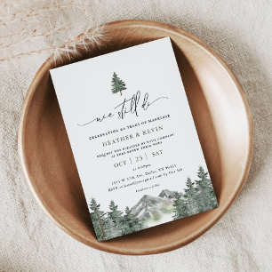 Invitation de renouvellement de vœux de montagne R