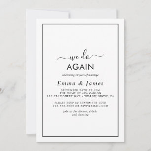 Invitation de renouvellement de vœux "Nous le fais