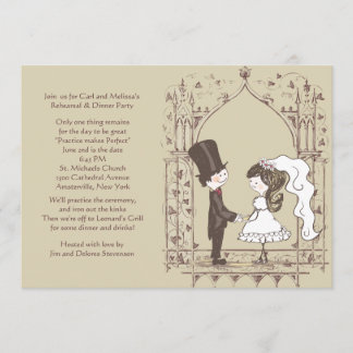 Invitation de répétition Mariage
