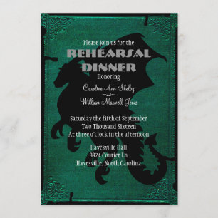 Invitation de répétition Vintage de l'épée de drag