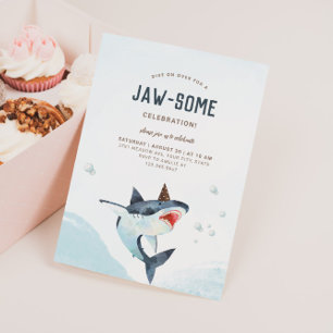 Invitation de requin Jaw-some