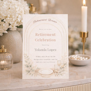 Invitation de retraite à l'arche rose