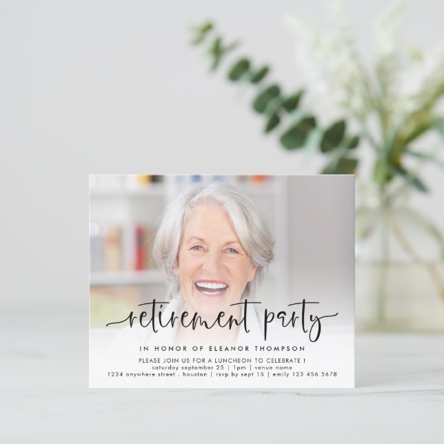 Invitation de retraite du script de superposition  (Debout devant)