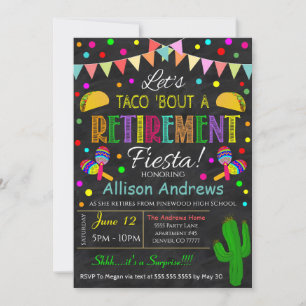 Invitation de retraite Fiesta