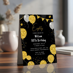 Invitation De Rétro Amusant Humour Adulte Happy Chic 80e Anni