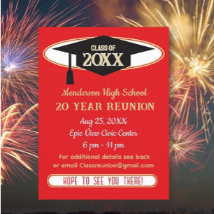 Invitation de réunion ! Carte postale Reunion de c