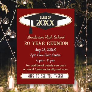 Invitation de réunion ! Carte postale Reunion de c