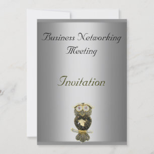 Invitation de réunion d'affaires Changement de log