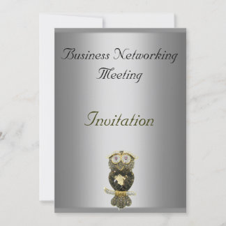 Invitation de réunion d'affaires Changement de log