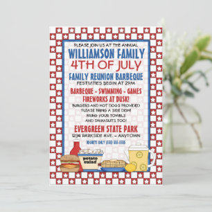 Invitation de réunion de famille du 14 juillet