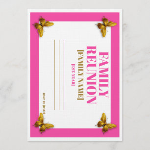 Invitation de réunion de famille Y2K Noms person
