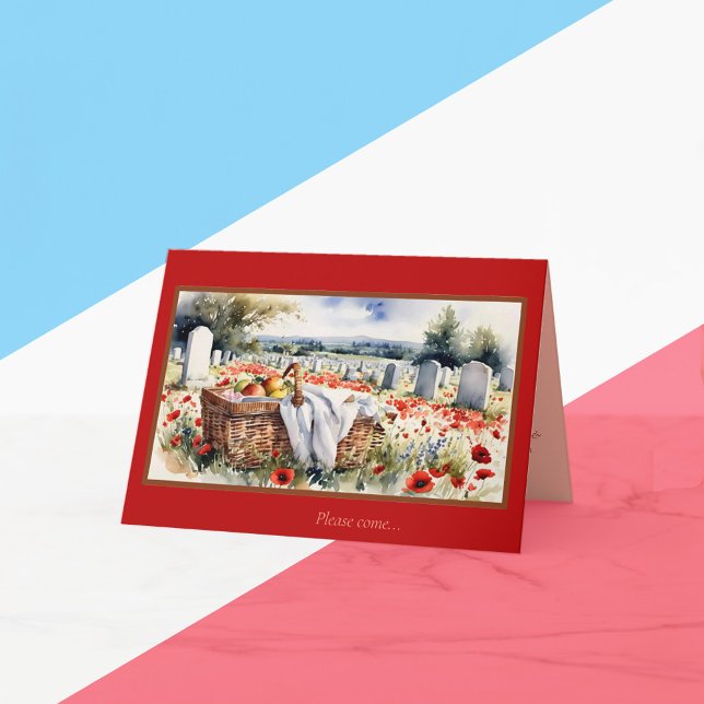 Invitation de réunion du Memorial Day (Créateur téléchargé)