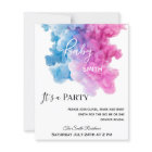 Invitation de révélation de genre à petit budget a