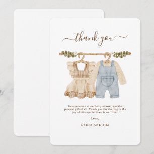 Invitation de révélation du sexe de bébé, vêtement