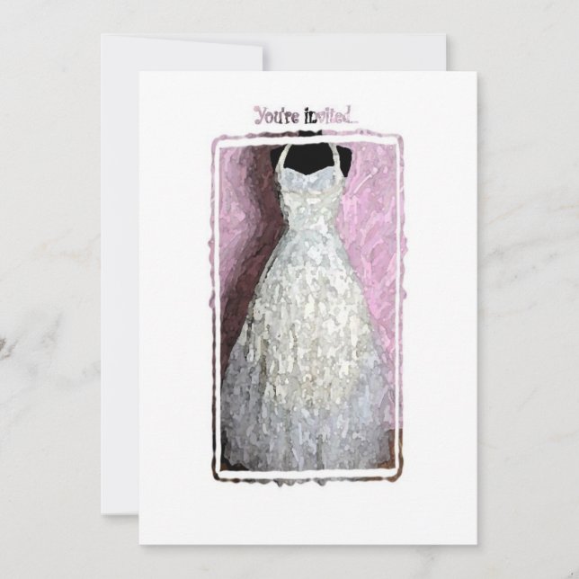 invitation de robe vintage (Devant)