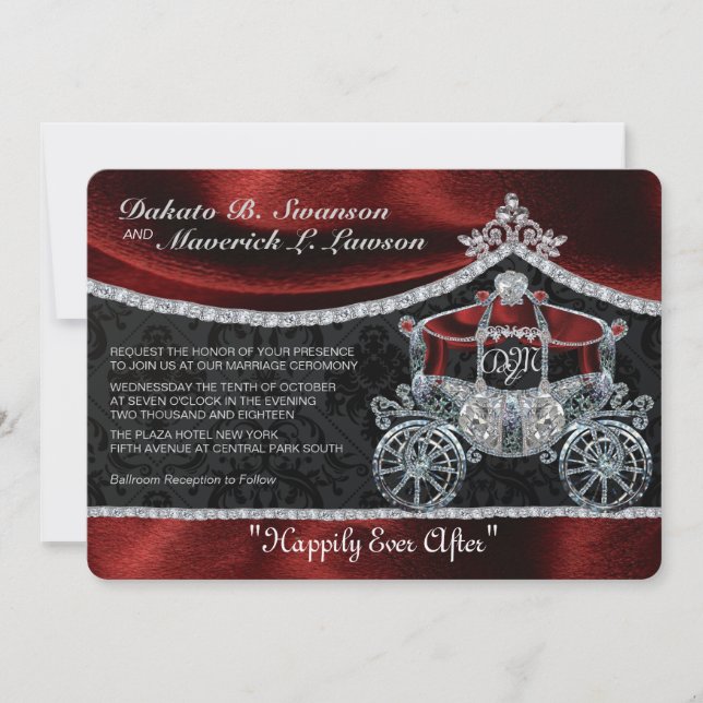 Invitation de Royal Fairytale (Devant)