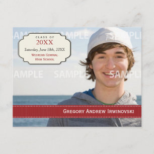 Invitation de ruban d'obtention du diplôme