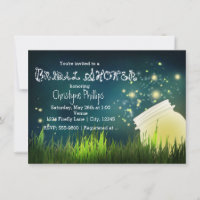 Invitation de SALON DE MARIAGE Jar Mason Rustique 