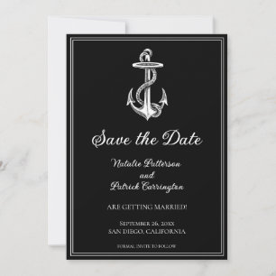 Invitation de sauvegarde de date avec une ancre na