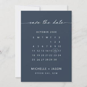 Invitation de sauvegarde de date de calendrier de 