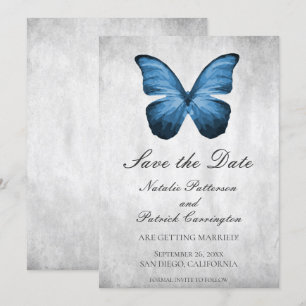 Invitation de sauvegarde de date de mariage Papill