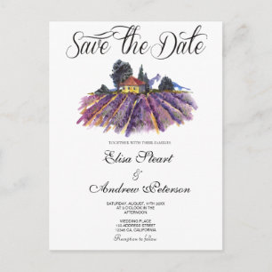Invitation de sauvegarde de date de vignoble tosca