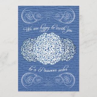 Invitation de Seder de pâque