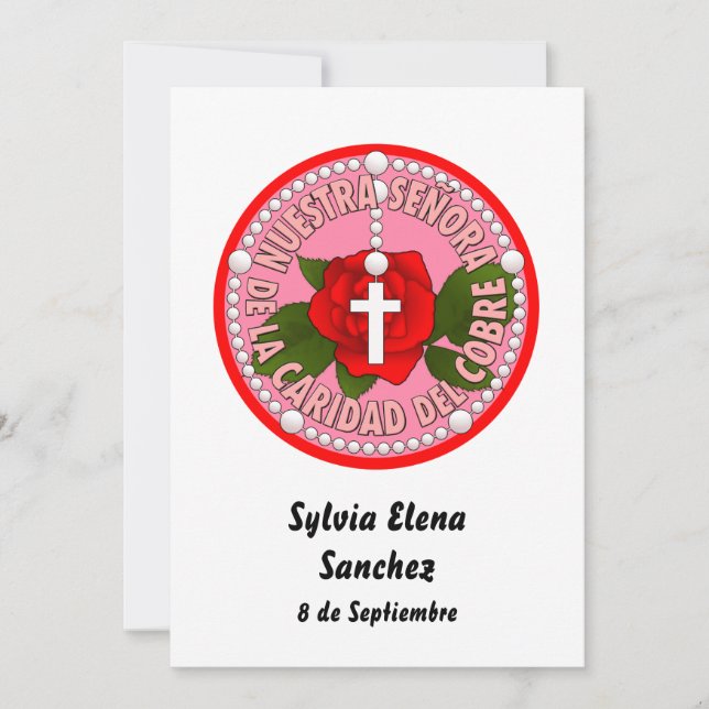 Invitation de Señora De La Caridad Del Cobre (Devant)
