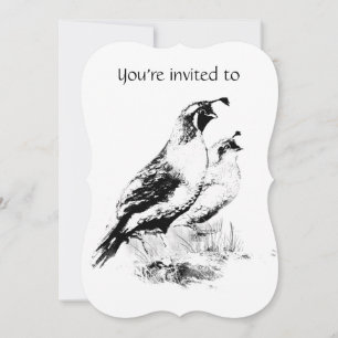 Invitation de service Memorial California Vintage