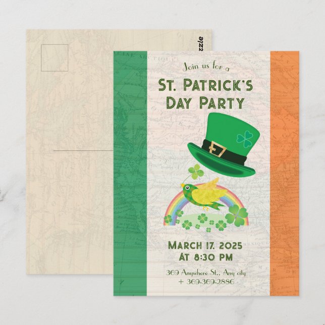 Invitation de Shoemaker's Lucky Flight (Devant / Derrière)