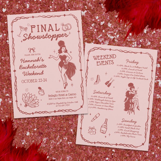 Invitation de Showstopper Final Showgirl (Créateur téléchargé)