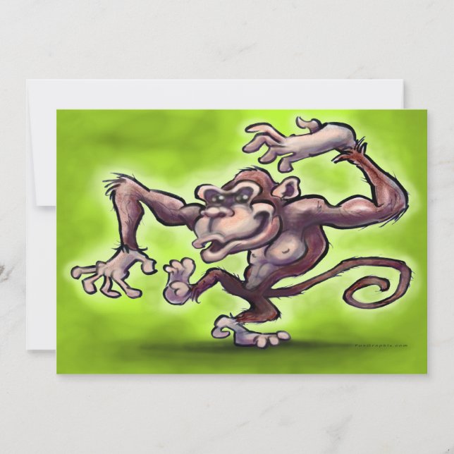 Invitation de singe (Devant)