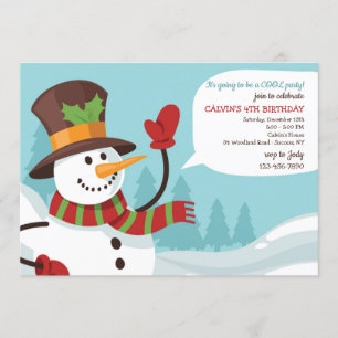 Invitation de Snowman