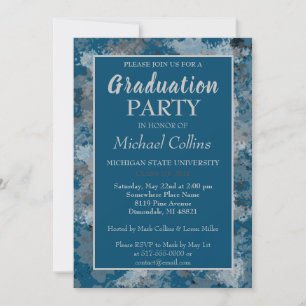 Invitation de soirée artistique et élégante