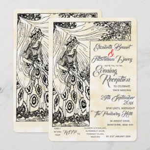 Invitation de soirée pour princesse de conte de fé