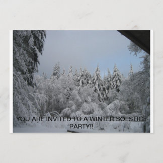 INVITATION DE SOLSTICE HIVER