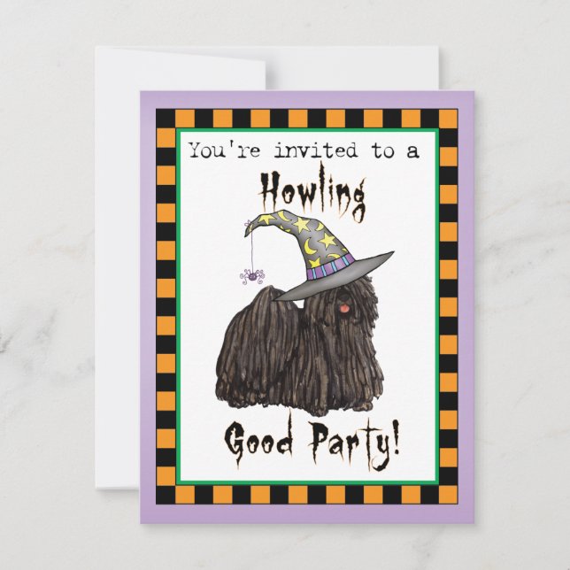 Invitation de Sorcière Puli (Devant)
