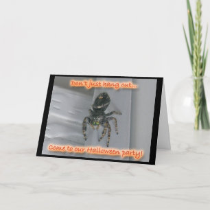 Invitation de Spider Halloween