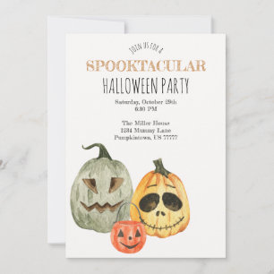 Invitation de Spooktacular Citrouille Halloween