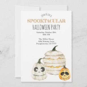Invitation de Spooktacular Citrouille Halloween