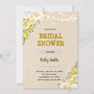 Invitation de sprinkie citron