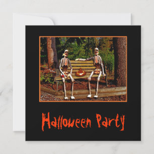 Invitation de squelettes de Halloween