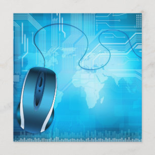 invitation de style de technologie