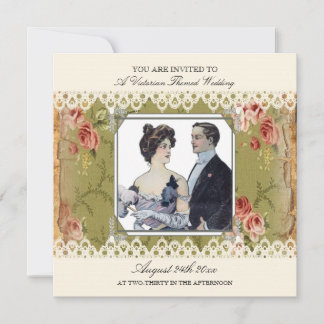 Invitation de style Vintage Mariage victorien